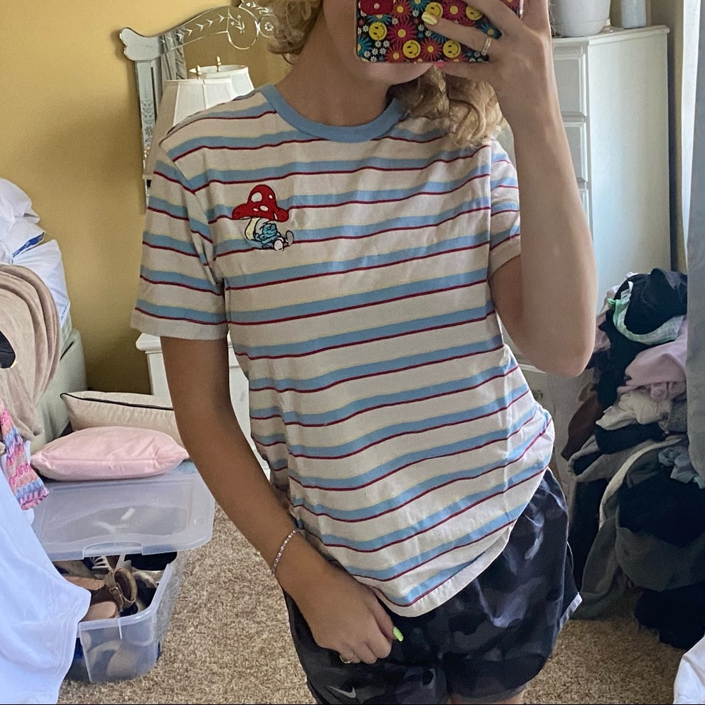 Smurf Striped Shirt